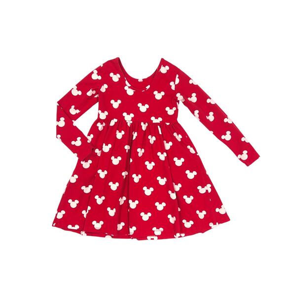 Hanna Andersson Red Disney Mickey Mouse Twirl Dress - Picture 3 of 7